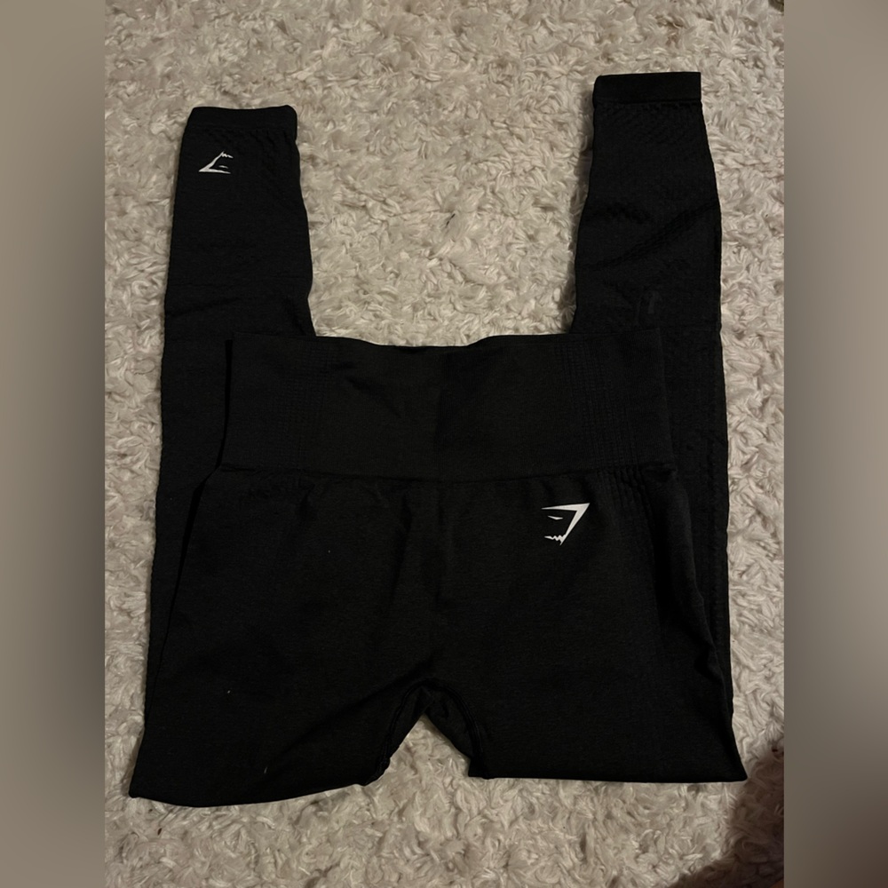 Gymshark black high rise leggings. Size xs